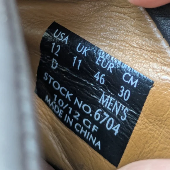 Red Wing Brown Leather Steel Toe Shoes